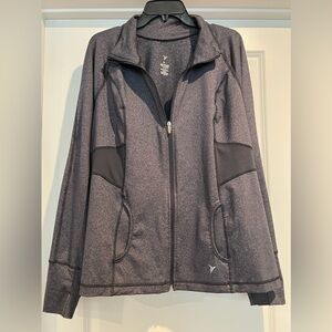 Old Navy Active Dark Gray Women’s Compression Jacket Size XXL